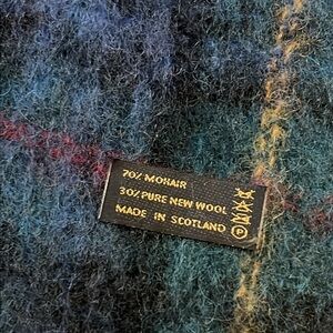 Made in Scotland Plaid Wool Scarf